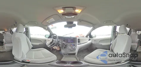 2018 Toyota Sienna Le from USA, damaged, VIN 5TDKZ3DC5JS926624